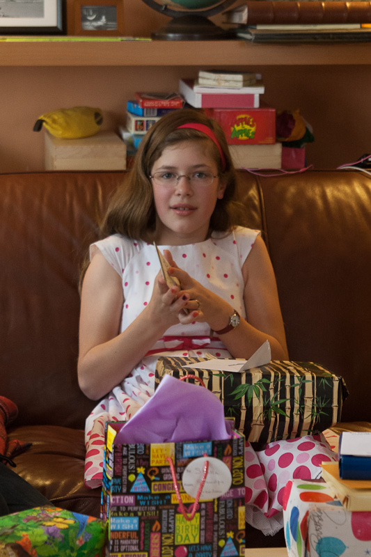 April 14, 2012<nbsp/> @<nbsp/> 13:55<br/><br/>opening gifts at the 'family' party
